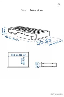 Prodám dřevěnou postel + Matrací ZDARMA - 9