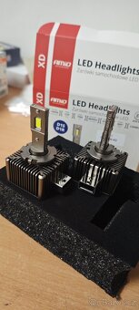 LED žárovky D1S CAN-BUS, 8600LM, 6500K CENA ZA 2 KS - 9