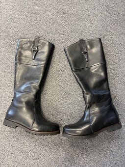 Kožené dámské vysoké kozačky vel 37 - 9
