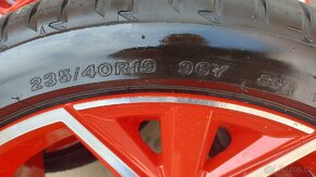 8Jx19 ET 45 + pneu Bridgestone 235/40/19 - 9