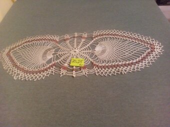 STARÉ HÁČKOVANÉ -PLETENÉ DEČKY - RUČNÍ PRÁCE - 9