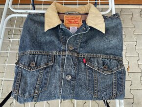 Pánská džínová bunda zn. Levi’s s podšívkou - vel. M - 9