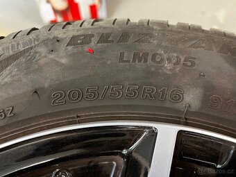 4x Obutá Alu kola DEZENT 215/55R16, 4x100, zimní Bridgestone - 9