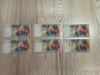 Slovenské bankovky 5000SK,1000SK,500SK,200SK,100SK,50SK,20SK - 9