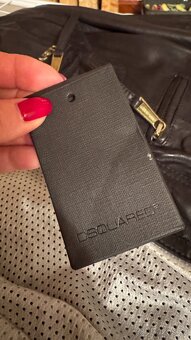 Luxusní dámská kožená bunda Dsquared2 - 9