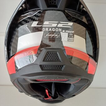 Silniční integrální přilba LS2 DRAGON TRAX Blue Red - 9