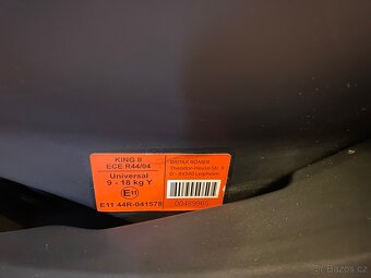 Britax romer king II 9-18kg - 9