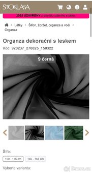 Svatební dekorace, květiny, organza - 9