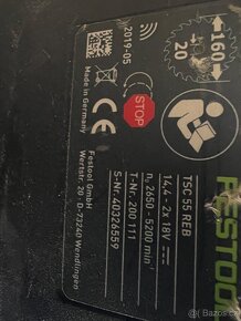 Festool TSC 55 s lištou fs1400 - 9