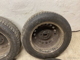 4x PLECHOVÝ DISK 6Jx15H2 ET47 5x112 S PNEU BARUM 195/65R15 - 9