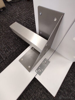 Postel bílý lesk 90x200x50cm - 9