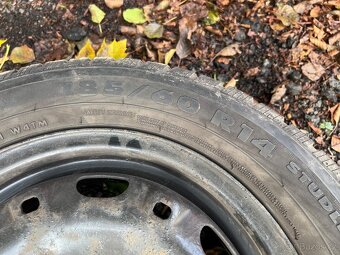 169. sada zimní kola 185/60 r14 5x100 VW Škoda - 9