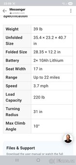 Elektrický invalidní vozík - 9