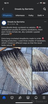Prodej fake dreadu Kanekalon - 78 cm, 50 DE - 9