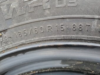 Zimní komplet fabia rapid 5x100 R15 185/60/15 zima - 9