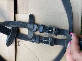 Anglická uzdečka včetně nánosníku vel.Pony - 9