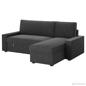 Rozkládací pohovka s lenoškou Ikea Vilasund - 9