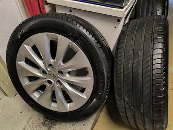 ALU kola Opel Combo 5x108 r17 Originál,Michelin 5m 205/55/17 - 9