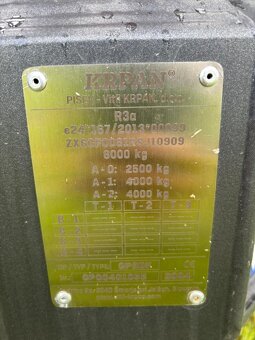 KRPAN vyvážecí vlek 8 + lesnická ruka GD 6,6 K - 9