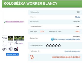Koloběžka Worker blancy - 9