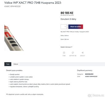 WP WP Cone Valve + XACT PRO 8950 Husqvarna,KTM GAS GAS - 9