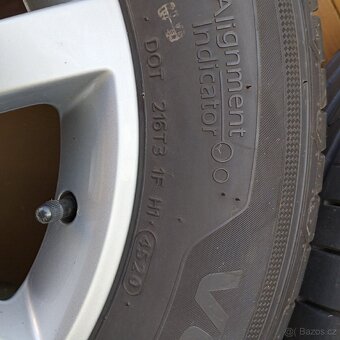 Alu disky VW + letní pneu Hankook Ventus Prime 3 215/65/R16 - 9