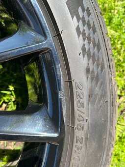 Prodám alu Carmani 5x120 r18 letní pneu 225/45/18 - 9