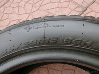 Pneumatiky zimní Hankook 185 55 15 - sada - 7mm - 9