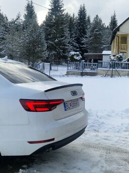 AUDI A4 S4 RS4 B9 spoiler kridlo lipko na hranu kufra - 9
