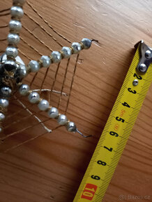 stará korálková ozdoba pavouk 2 kusy - 50. léta - 9