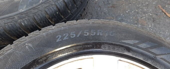 Zimni kola audi a6 4f 225/55 r16 zimni gumy 5x112 - 9