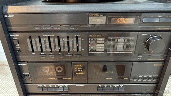Věž SHARP W800H gramo, tape, CD - 9