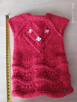 Pletené šatičky pro panenky - 9