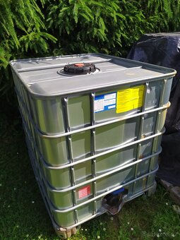 Plastové sudy, barely na vodu, kvas, obilí, IBC nádrž 1000 l - 9