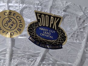 Starý popelník Bohemia Crystal Czechoslovakia, pošta 69.- - 9