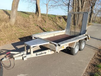 Přepravník Brenderup 2000 kg – pro bagry, plošiny Švédský př - 9