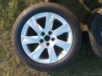 ALU kola 5x112 R17 Audi, vw - letní Bridgestone 215/55/17 - 9