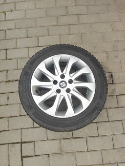 original Seat disky, zimní pneu 205/55 R16 - 9
