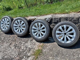 Originál ALU kola VW T-Roc R17 + zimní pneu - 9