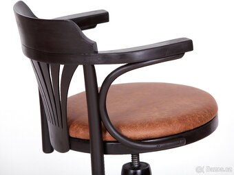 Otočná židle, křesílko TON, Kontor 523. - 9