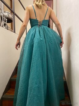 Třpytivé společenské šaty dlouhé vel.XS-S - 9