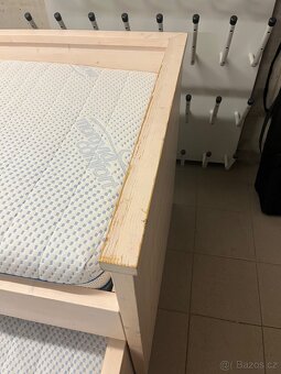 Dvojlůžko z masivu 2x 80x 200 cm - 9