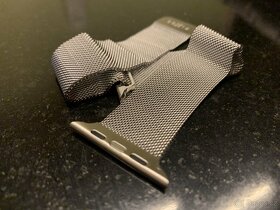 NOVÝ FIXED nerezový řemínek Apple Watch 42/44/45mm stříbrný - 9