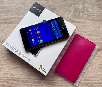 Sony Xperia Z1 Compact 16gb černý- kompletní balení. - 9