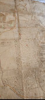 Stará barokní mapa 1785 - 9