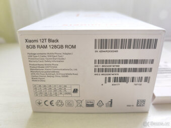 Xiaomi 12T Black Dual Sim - 9