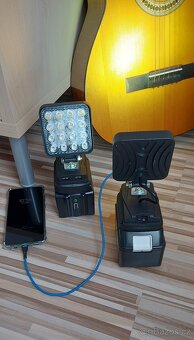 Led světlo,pro Aku Makita 4palcový přenosný reflektor,2x USB - 9