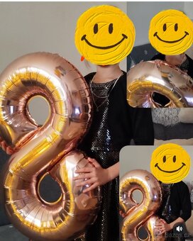 Sváteční šaty Lindex,vel.134,svetr H&M, vel.122/128 - 9