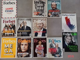 8 ročníků časopisu Forbes 2022-2015 - 9