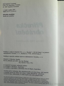 Kniha Příručka obrábění - 9